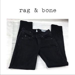 Rag & Bone Black Capri Jeans
